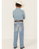Image #3 - Cody James Boys' Arlo Light Wash Slim Bootcut Jeans , Blue, hi-res