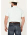 Image #4 - Ariat Men's VentTEK Outbound Solid Fitted Short Sleeve Button-Down Shirt, Aqua, hi-res