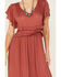 Image #3 - Stetson Women's Flutter Sleeve Ruffle Tier Midi Dress, , hi-res