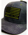 Image #2 - Kerusso Men's Land Of The Free Ball Cap, Black, hi-res