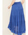 Image #4 - Wild Moss Women's Embroidered High-Low Skirt, Bright Blue, hi-res