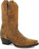 Image #1 - Circle G Women's Leopardito Boots - Snip Toe , Brown, hi-res