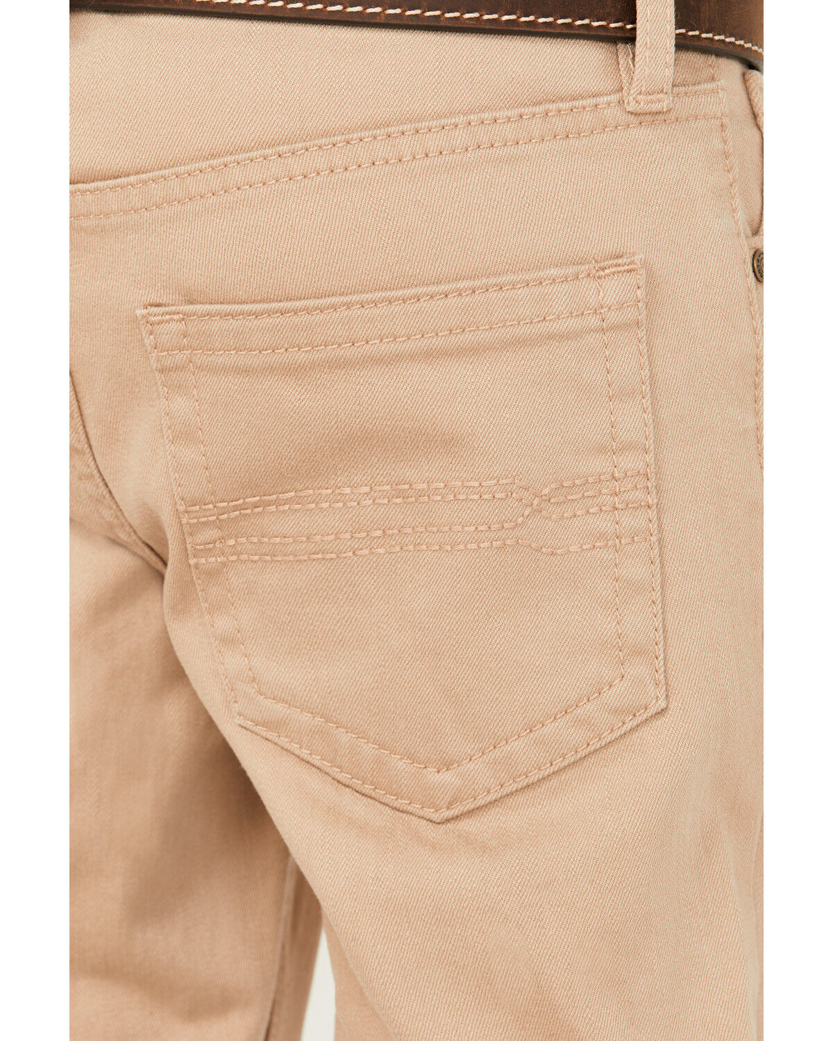Image #4 - Cody James Boys' Dalton Slim Straight Stretch Jeans, Tan, hi-res
