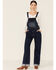 Image #1 - Billyt T Women's Paint Union Wide Leg Overalls, Blue, hi-res