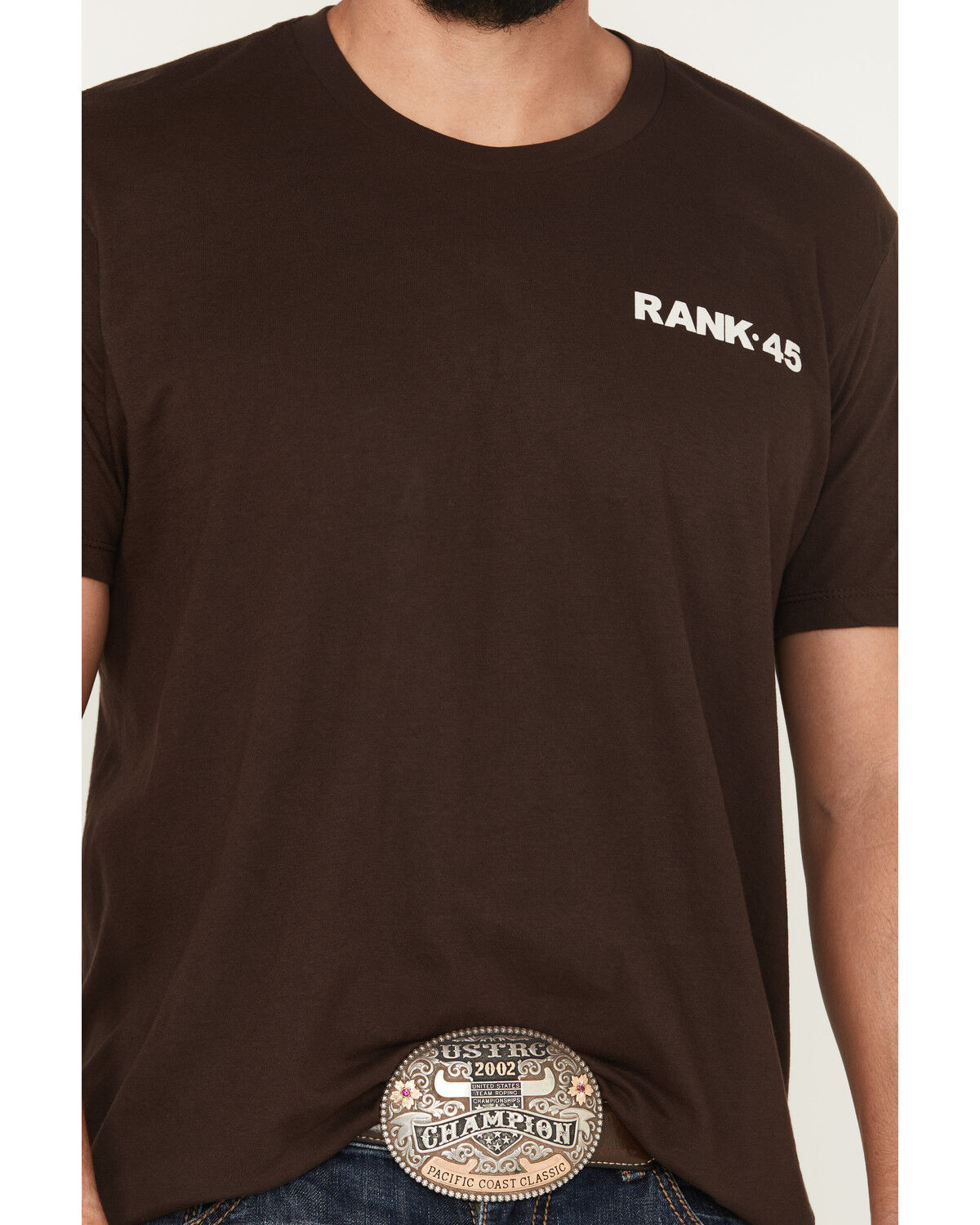 Image #4 - RANK 45® Men's DNA Southwestern Short Sleeve Graphic T-Shirt, Dark Brown, hi-res