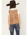 Image #4 - Shyanne Girls' Sherpa Lined Concho Closure Faux Suede Vest, Coffee, hi-res