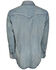 STS Ranchwear Men's Mcrea Denim Washed Long Sleeve Western Shirt , Blue, hi-res