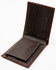 Cody James Men's Southwestern Cross Stitch Bifold Wallet, Brown, hi-res