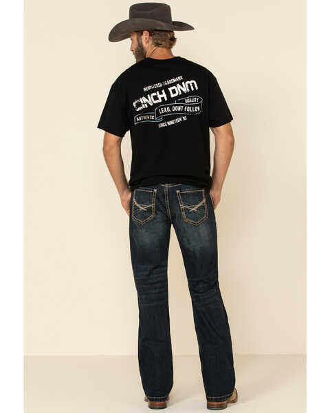 Rock & Roll Denim Men's Dark Reflex Double Barrel Relaxed Straight Jeans, Indigo, hi-res