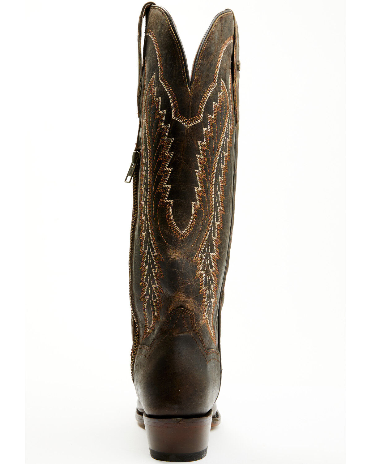 Image #5 - Dan Post Women's Whispering Wind Tall Western Boots - Square Toe, Brown, hi-res