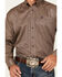 Image #3 - Cinch Men's Mini Striped Print Long Sleeve Button-Down Western Shirt, Brown, hi-res