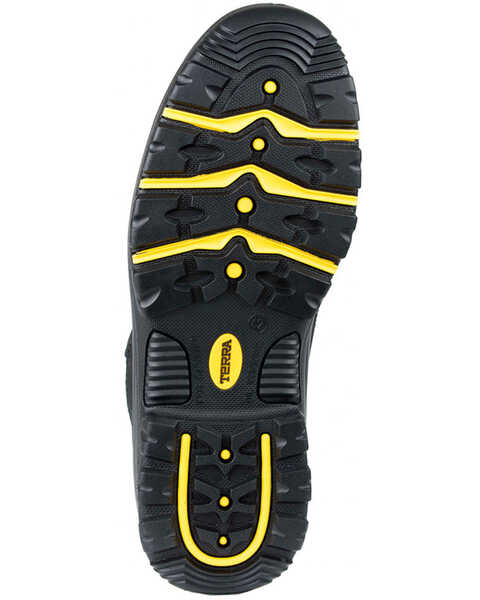 Image #3 - Terra Men's 6" Findlay Shoe - Round Toe, Black, hi-res