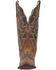 Image #4 - Laredo Women's Adrian Wide Calf Western Boots - Snip Toe, Tan, hi-res