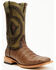 Image #1 - Tanner Mark Men's Exotic Caiman Tall Western Boots - Broad Square Toe, Brown, hi-res