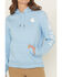 Image #3 - Carhartt Women's Relaxed Fit Midweight Logo Graphic Hoodie, Blue, hi-res