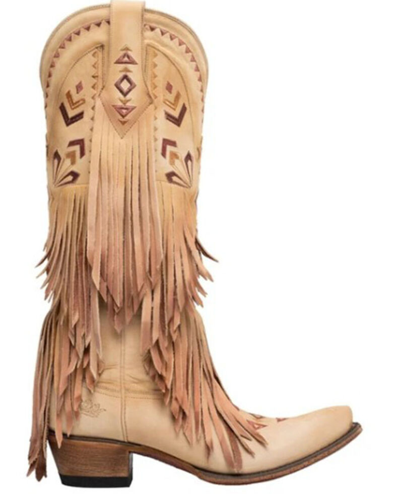 Junk Gypsy by Lane Women's Thunderbird Western Boots - Snip Toe, Ivory, hi-res