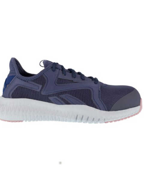 Image #2 - Reebok Women's Athletic Work Sneakers - Composite Toe , Blue, hi-res
