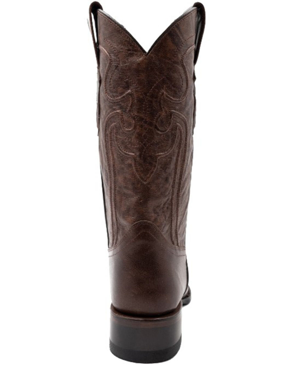Image #5 - Ferrini Men's Wyatt Western Boots - Square Toe, Chocolate, hi-res
