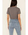 Bandit Brand Women's On The Trail Graphic Short Sleeve Tee , Charcoal, hi-res