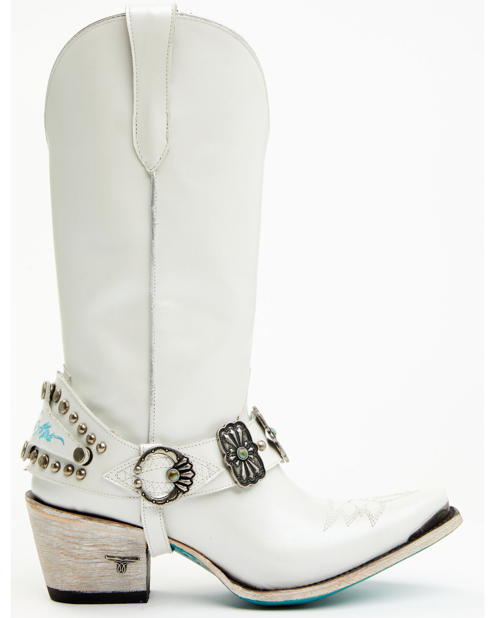 Boot Barn X Lane Women s Exclusive The New Mrs. Satin Pearl Western Bridal Boots Snip Toe Country Outfitter