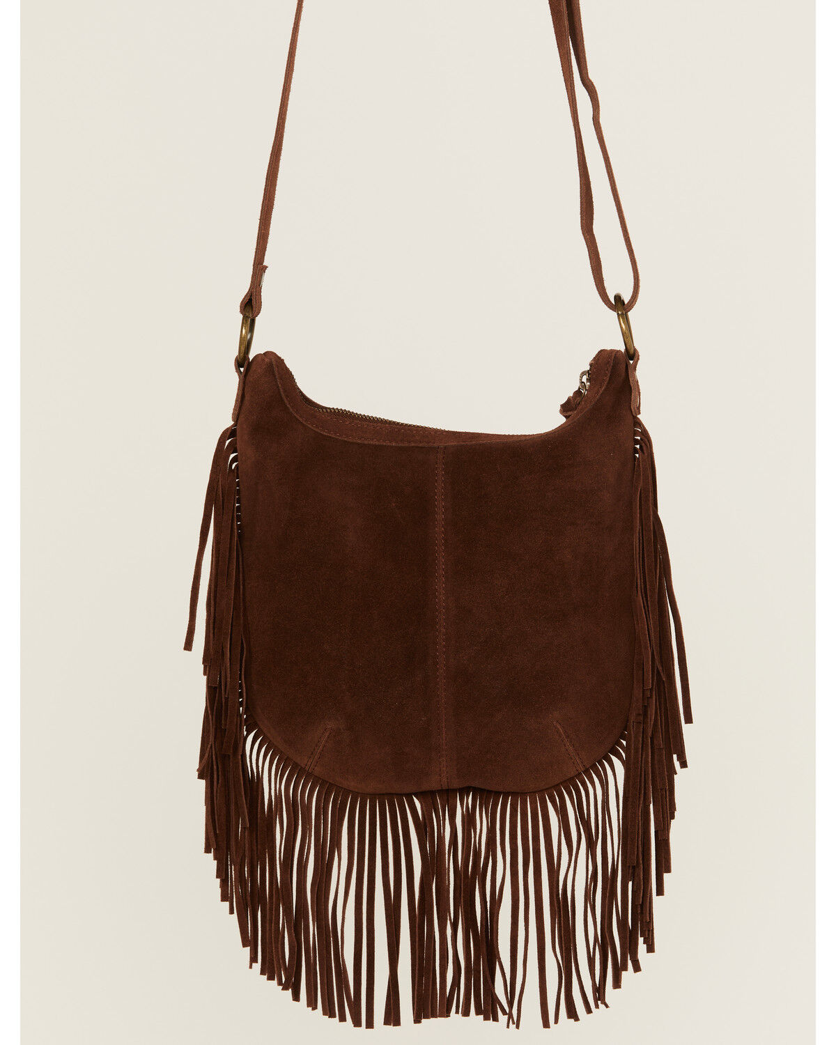 Image #3 - Idyllwind Women's Perlita Suede Crossbody Bag, Brown, hi-res