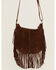 Image #3 - Idyllwind Women's Perlita Suede Crossbody Bag, Brown, hi-res