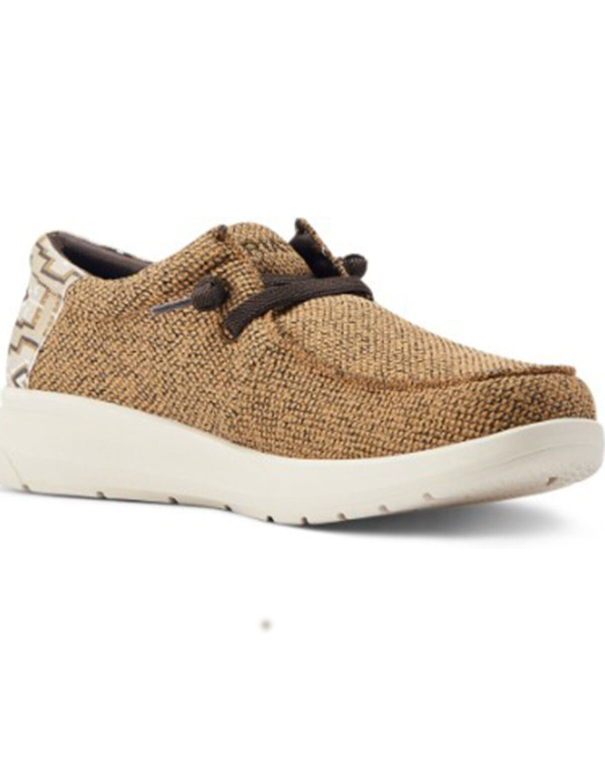 Image #1 - Ariat Men's Hilo Stretch Western Casual Shoes - Moc Toe, Brown, hi-res
