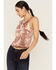 Image #1 - Beyond The Radar Women's Velvet High Neck Tank Top, Blush, hi-res