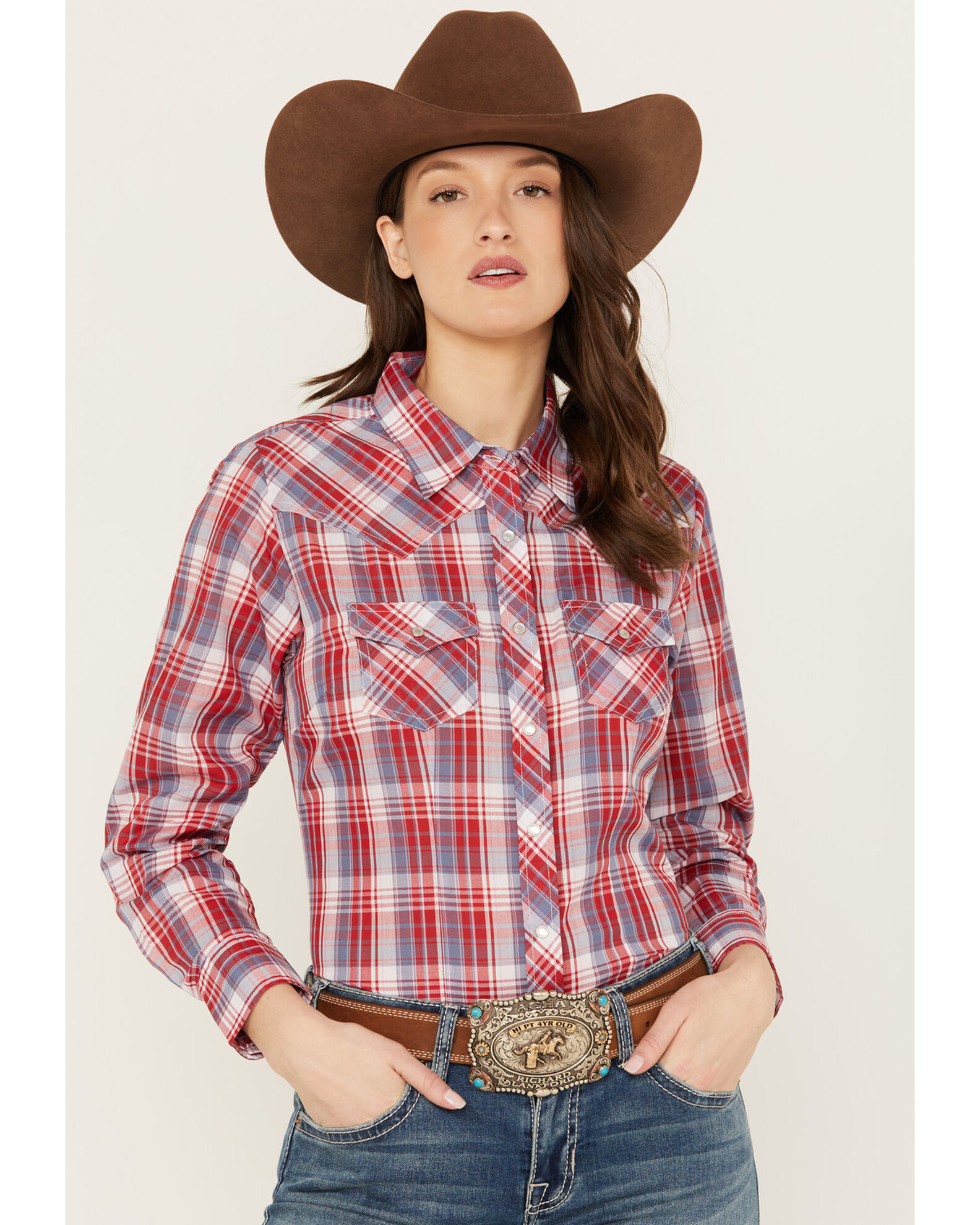 Pink pearl snap western shirt sales
