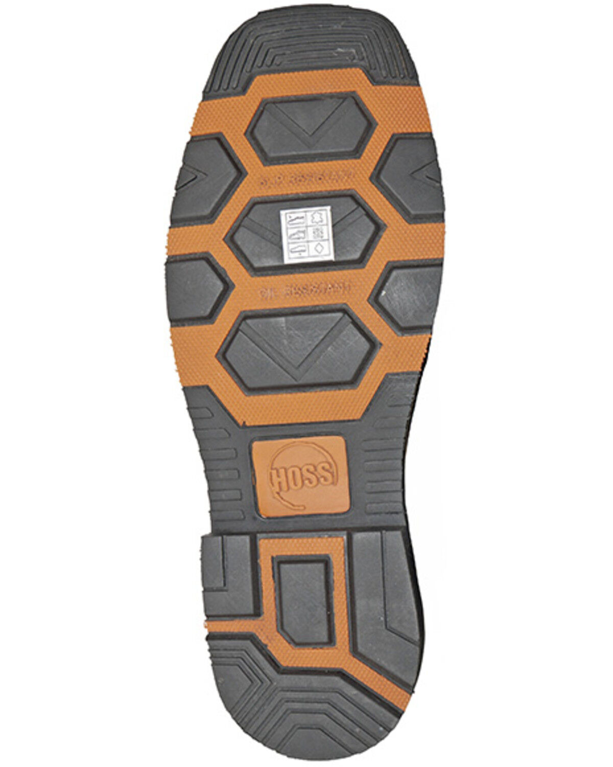 Image #7 - Hoss Men's Fracker Waterproof Metguard Wellington Work Boots - Composite Toe, Brown, hi-res