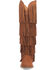 Image #4 - Dingo Women's Wild Child Suede Fringe Tall Western Boots - Snip Toe, Brown, hi-res