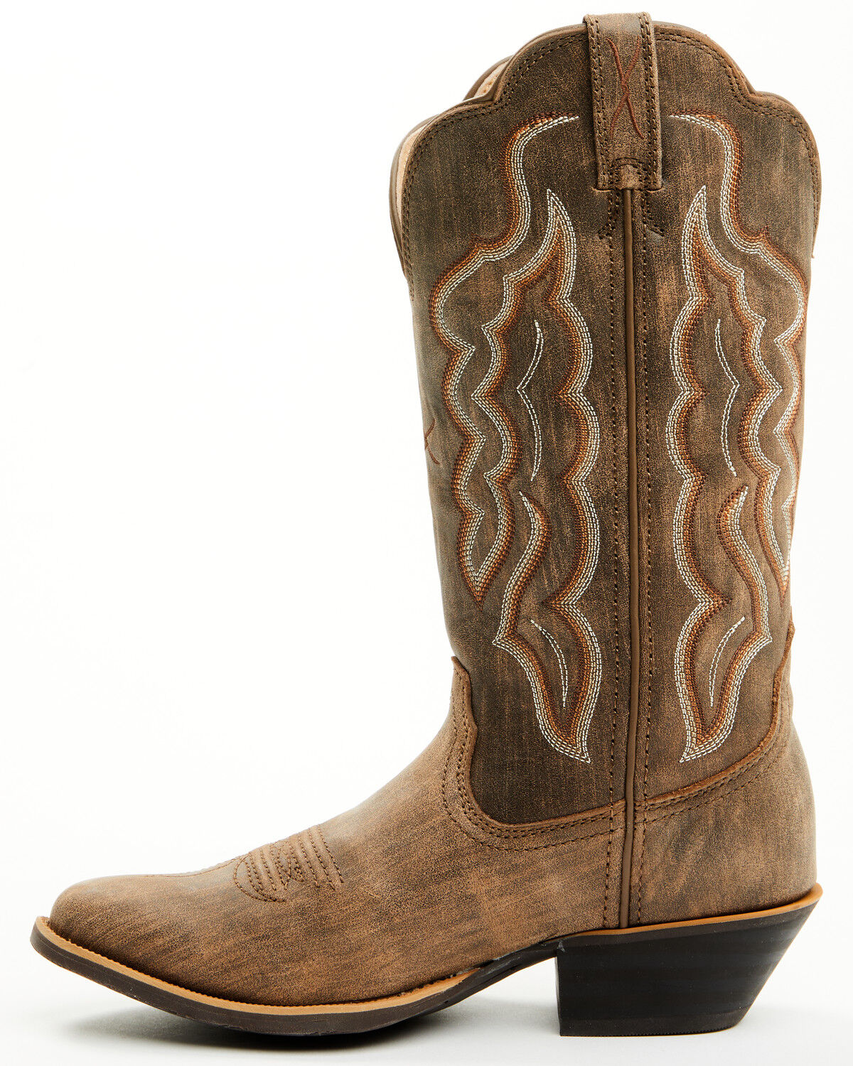 Image #3 - Twisted X Women's Western Boots - Round Toe, Brown, hi-res