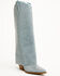 Image #1 - Azalea Wang Women's Banian Tall Western Boots - Snip Toe, Blue, hi-res