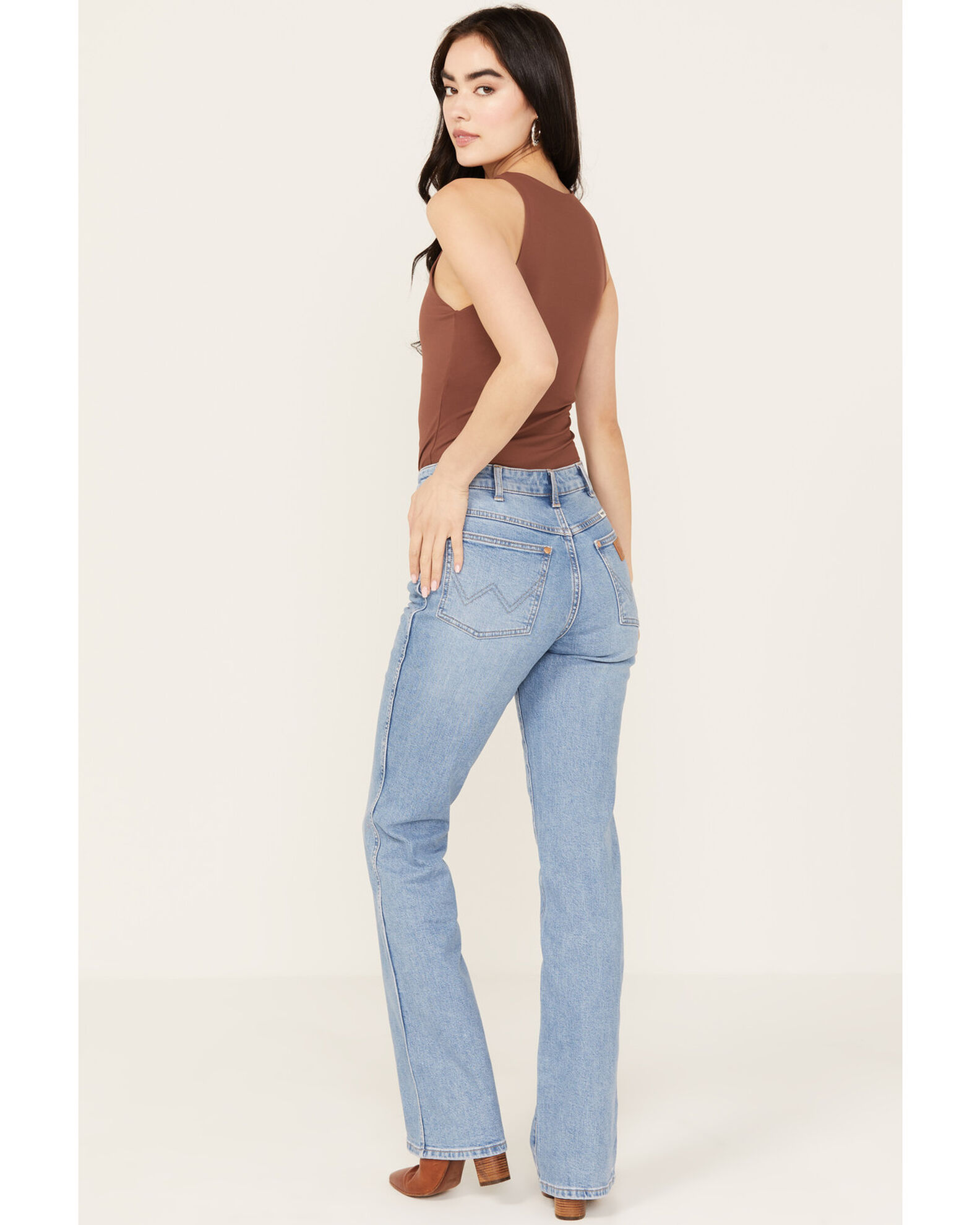 Wrangler High Rise Bootcut Jeans