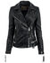 Image #1 - STS Ranchwear Women's Black Dreamer Moto Leather Jacket - Plus, Black, hi-res