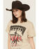 Image #2 - Girl Dangerous Women's Houston Rodeo Short Sleeve Graphic Tee, Tan, hi-res