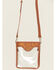 Image #3 - Shyanne Women's Zoie Sunflower Tooled Crossbody Stadium Bag, Brown, hi-res