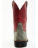 Image #5 - Twisted X Men's Tech X Performance Western Boot - Broad Square Toe , Red, hi-res