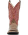 Image #4 - Smoky Mountain Women's Odessa Western Boots - Broad Square Toe, Red, hi-res