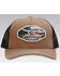 Image #2 - RopeSmart Men's All-American Embroidered Graphic Steer Flag Patch Mesh-Back Ball Cap, Brown, hi-res