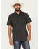 Image #1 - Moonshine Spirit Men's Only Road Floral Print Short Sleeve Snap Western Shirt, Black, hi-res