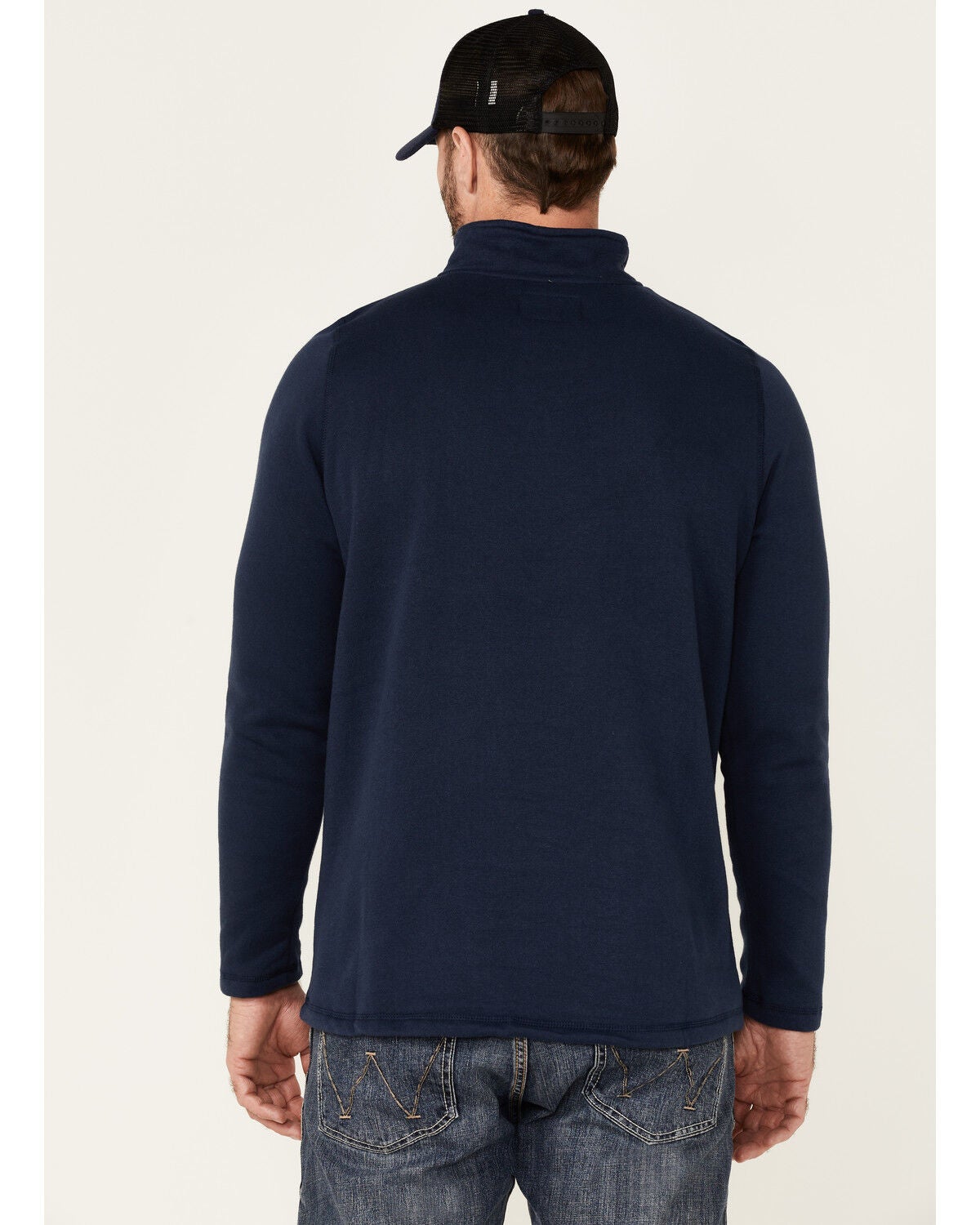 Image #4 - Browning Men's Heather Black Axel 1/4 Zip Stretch Pullover , , hi-res