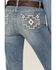 Image #2 - Rock & Roll Denim Women's Light Wash Mid Rise Bootcut Jeans, Light Wash, hi-res