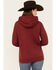 Image #4 - Ariat Women's R.E.A.L Embroidered Logo Hoodie, Burgundy, hi-res