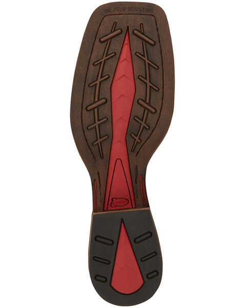 Image #7 - Justin Men's Tallyman Black Western Boots - Wide Square Toe, Black, hi-res