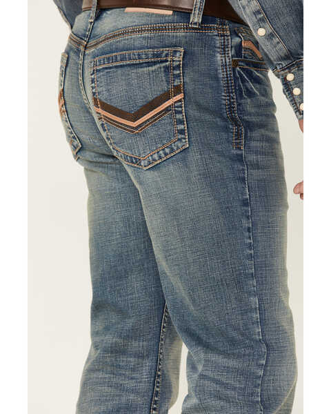 Image #4 - Cody James Core Men's Whistle Medium Wash Stretch Stackable Straight Jeans , Blue, hi-res