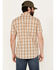 Image #4 - Cody James Men's Anderson Plaid Print Short Sleeve Button-Down Western Shirt, Tan, hi-res