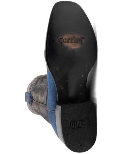 Image #7 - Ferrini Men's Roughrider Western Boots - Square Toe , Black, hi-res