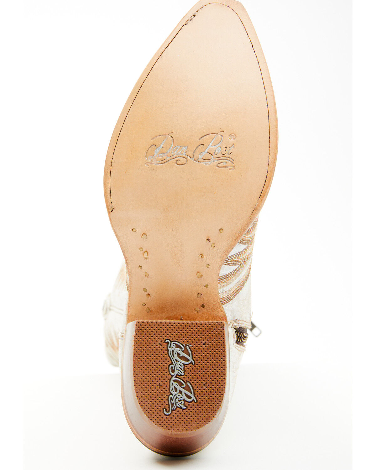 Image #7 - Dan Post Women's Josie Tall Western Boots - Snip Toe, White, hi-res