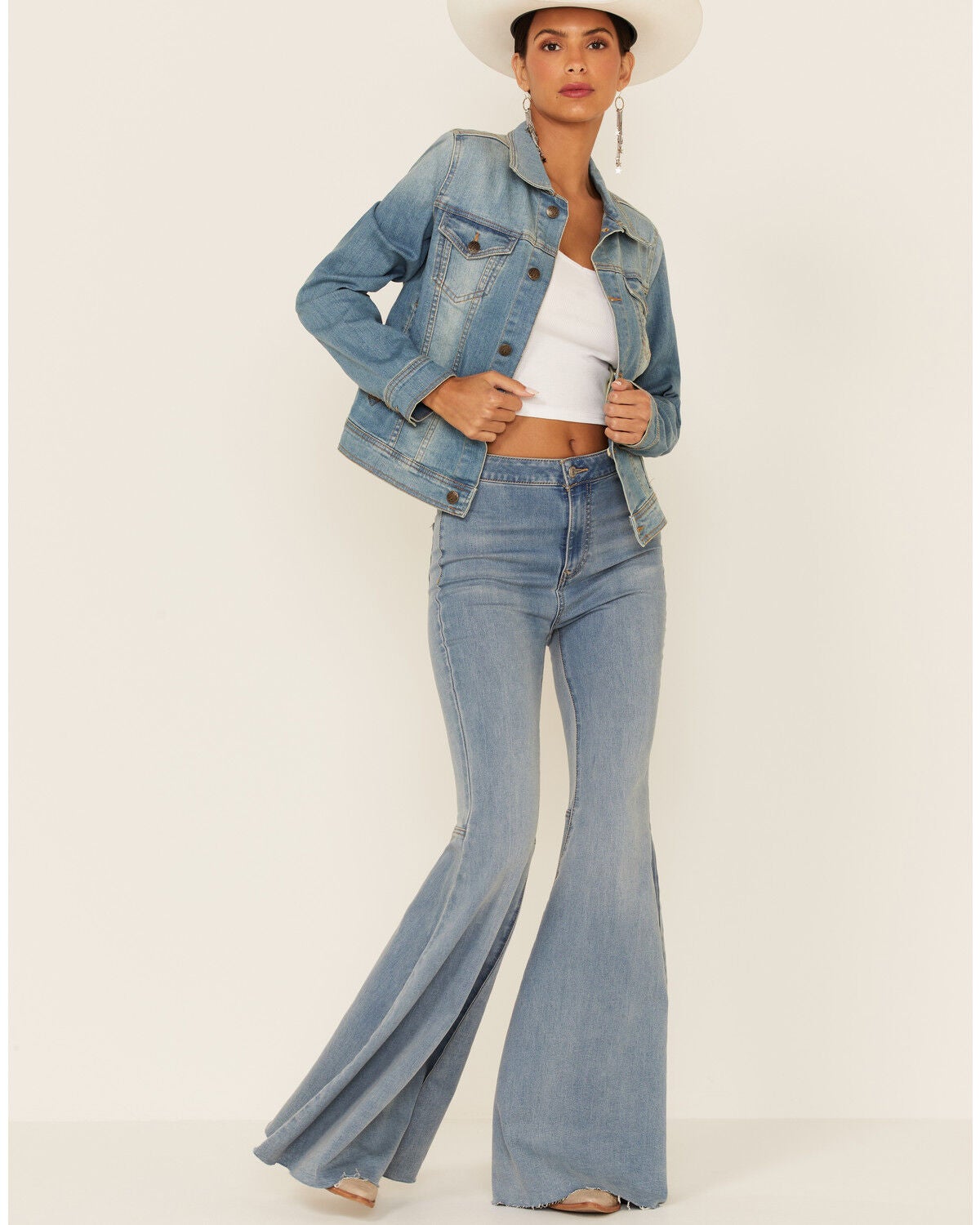 Image #2 - Wrangler Women's Premium Denim Jacket, , hi-res